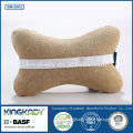Good quality neck support neck rest anti-bacterial bamboo memory foam pillow for car